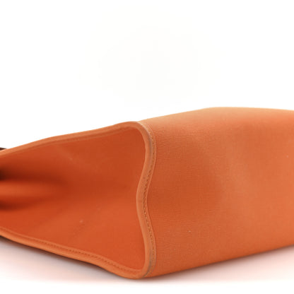 Hermes Vache Hunter Toile Herbag Zip 31 PM Orange 10 of 11