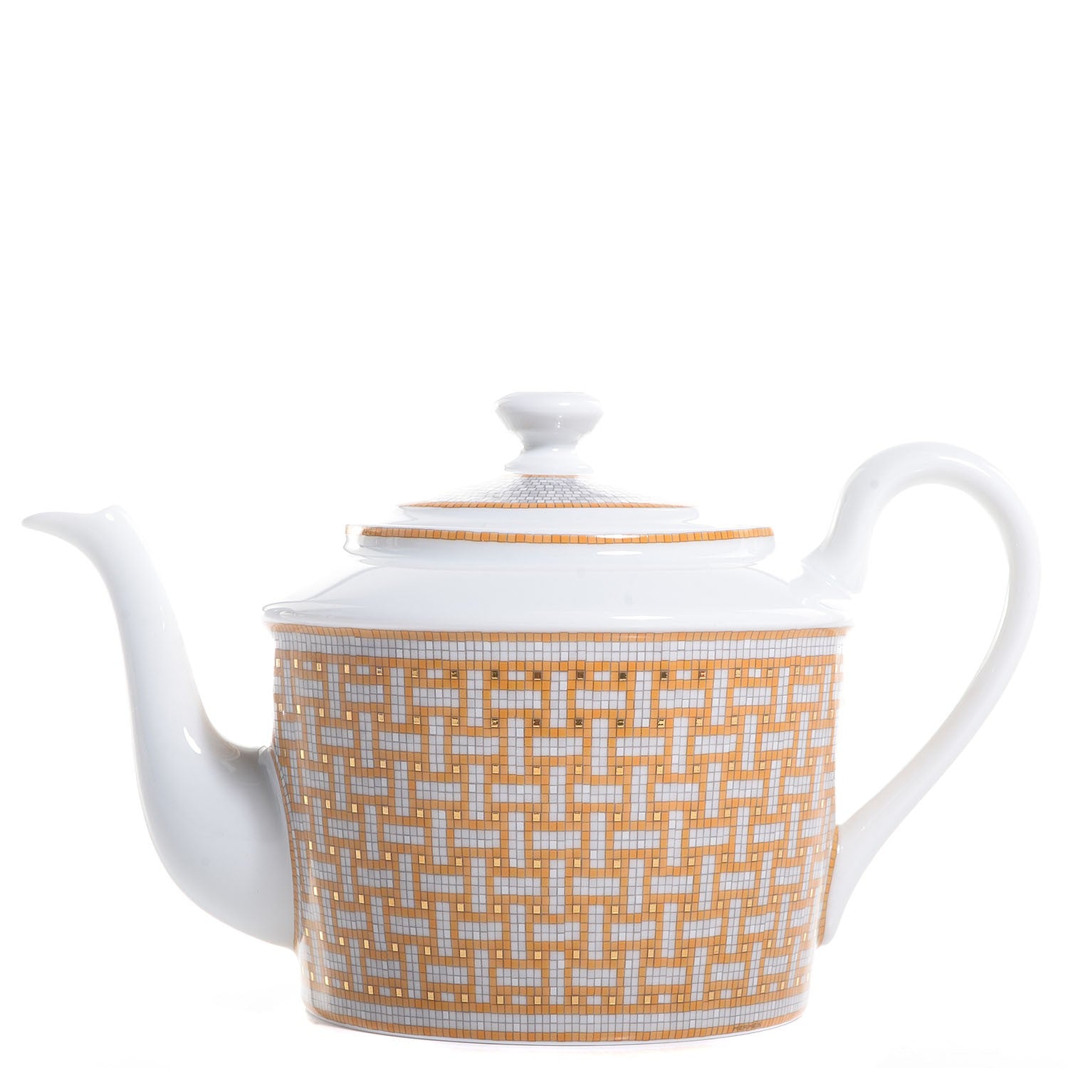 Hermes Porcelain Mosaique Au 24 Coffee/Tea Pot 1 of 7