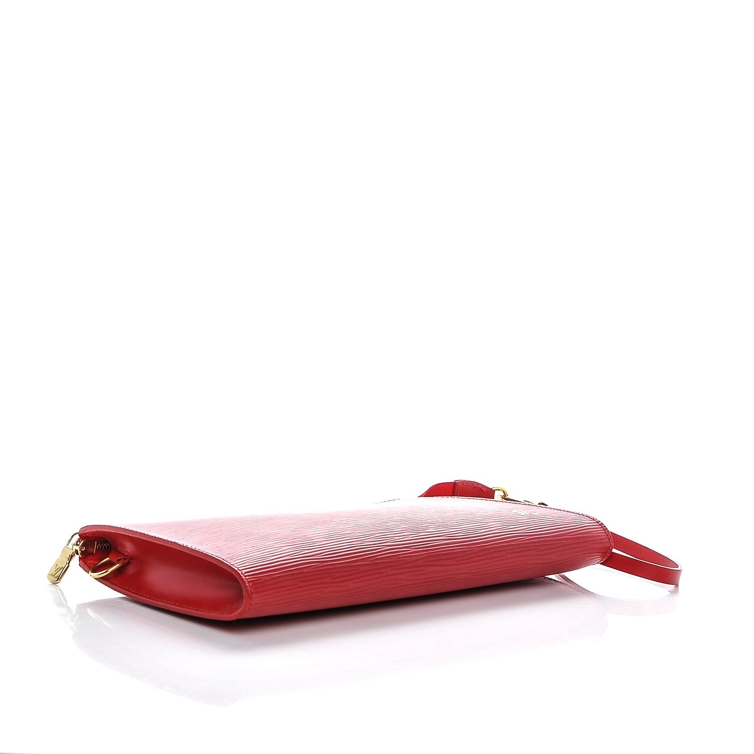 Louis Vuitton Epi Pochette Accessories 24 Castillan Red 4 of 6