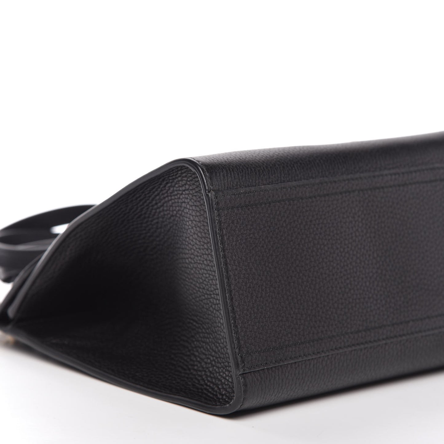 Calfskin Small GG Marmont Top Handle Bag Black