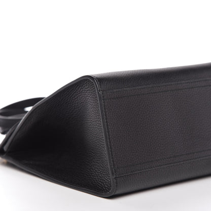 Gucci Calfskin Small GG Marmont Top Handle Bag Black 6 of 10