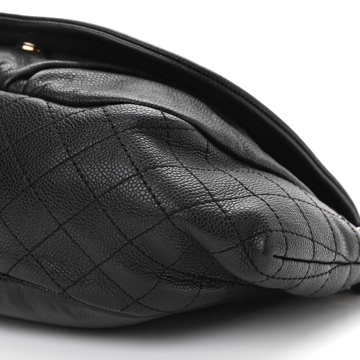 Chanel Caviar Half Moon Large Flap Black 10 of 10
