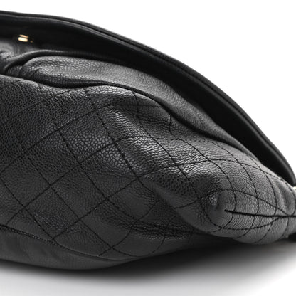 Chanel Caviar Half Moon Large Flap Black 10 of 10