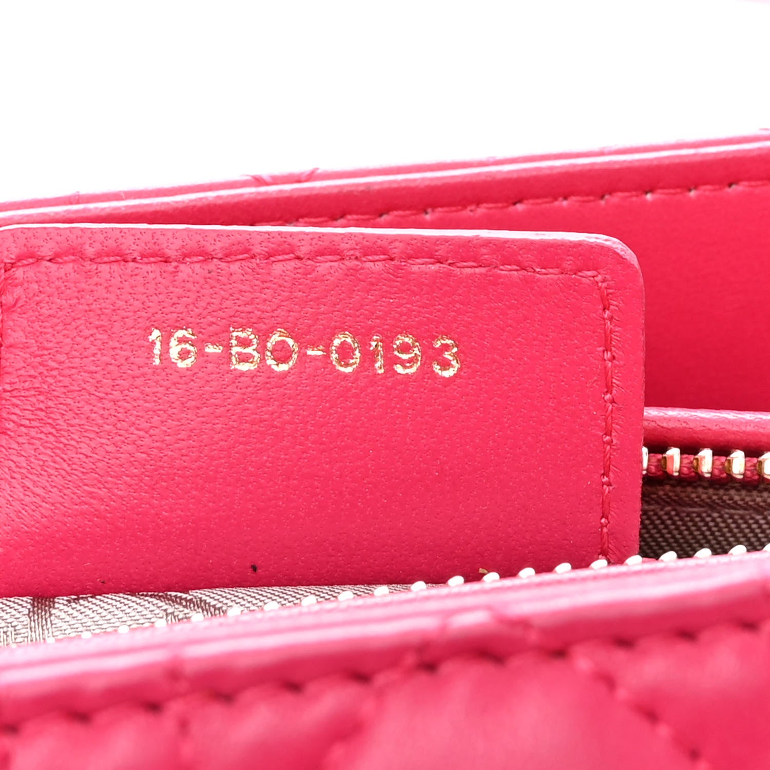 Christian Dior Lambskin Cannage Medium Lady Dior Pink 7 of 16