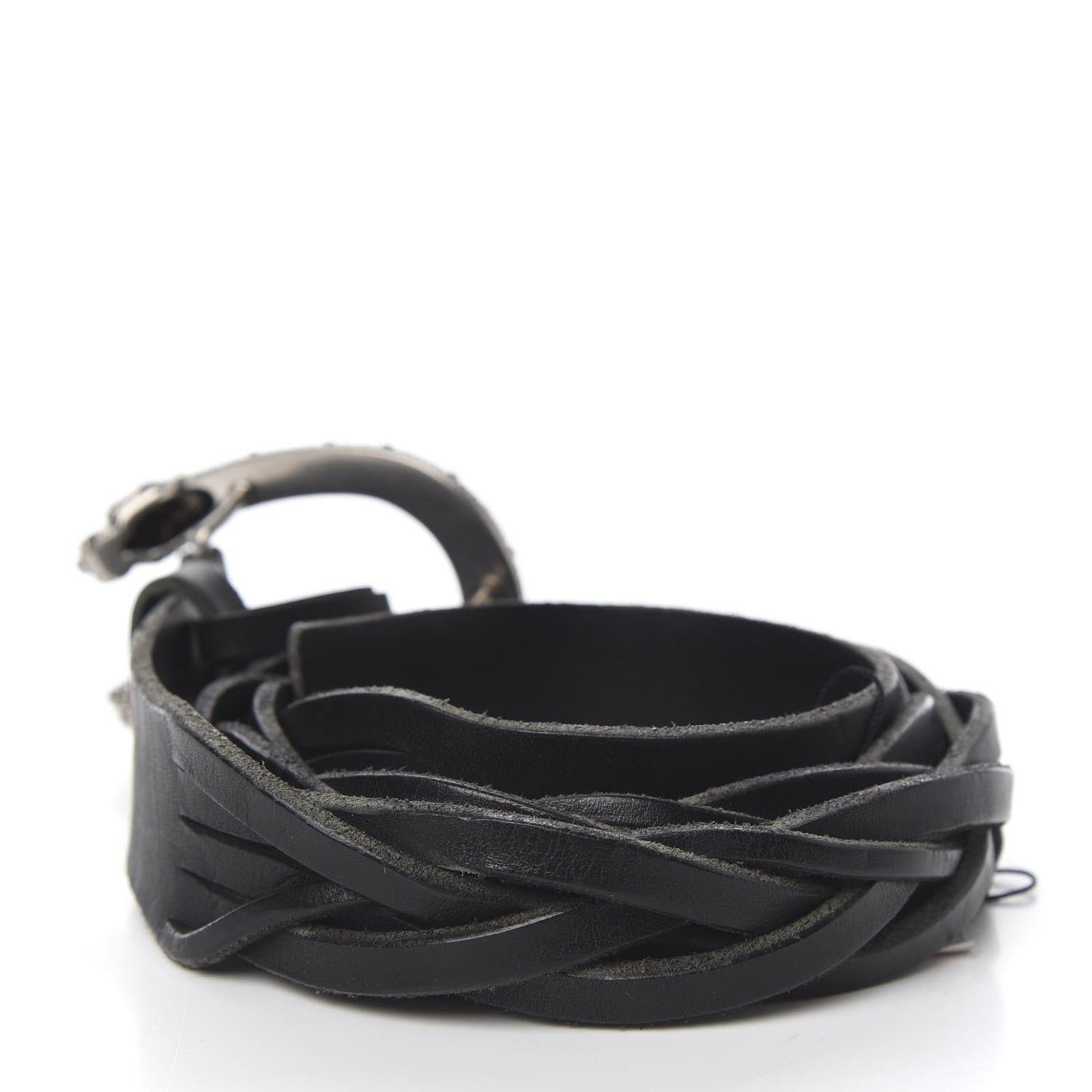 Gucci Calfskin Braided Dionysus Belt 95 38 Black 2 of 5