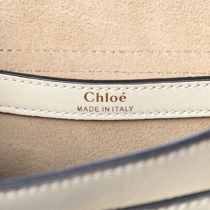 Chloe Calfskin Small Hudson Shoulder Bag Lace White 6 of 13