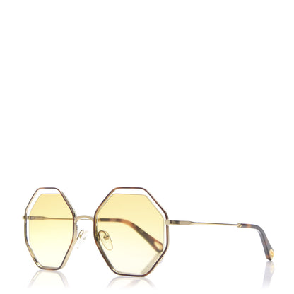 Chloe Octagonal Sunglasses CE132S Havana Yellow 1 of 7
