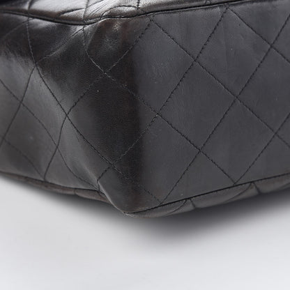 Chanel Lambskin Quilted Jumbo Single Flap Black 18 of 21