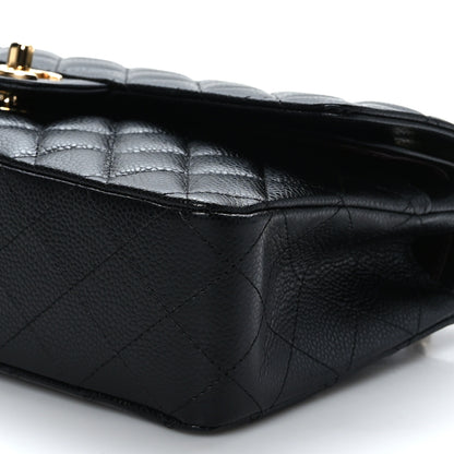 Chanel Caviar Quilted Medium Double Flap Black 9 of 9