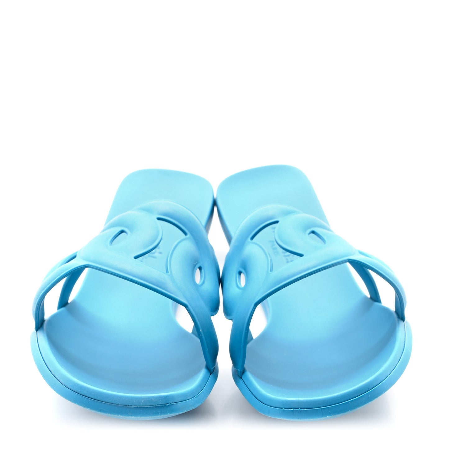 Rubber Aloha Sandals 38 Bleu Vif