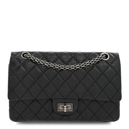 Chanel Aged Calfskin Quilted 2.55 Reissue 225 Flap Black 1 of 10