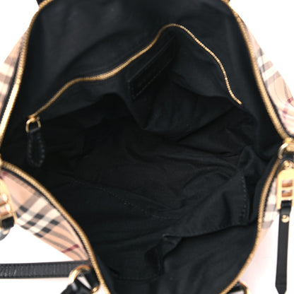 Burberry Haymarket Check Small Salisbury Tote Black 12 of 17