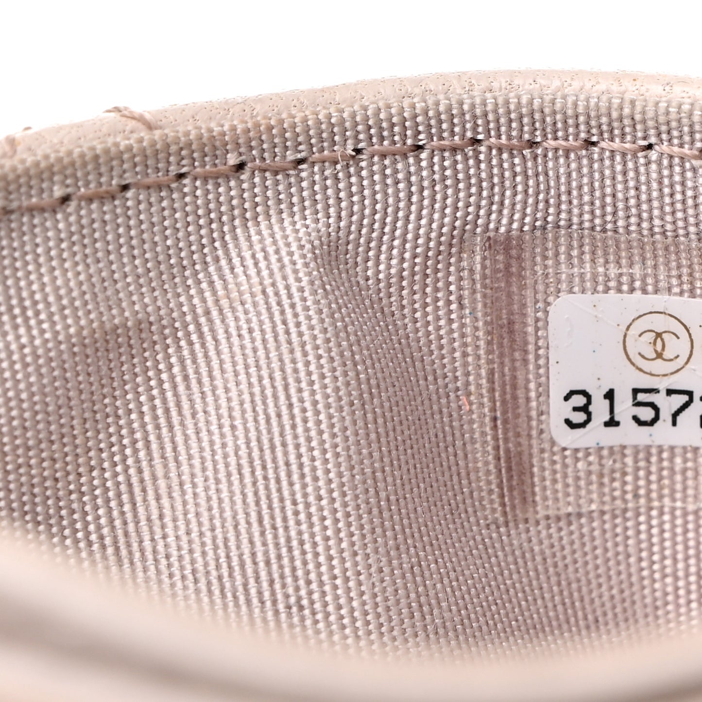 Lambskin Quilted Chanel 19 Card Holder Light Pink