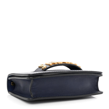 Christian Dior Calfskin Mini J'Adior Chain Flap Bag Navy Blue 4 of 10