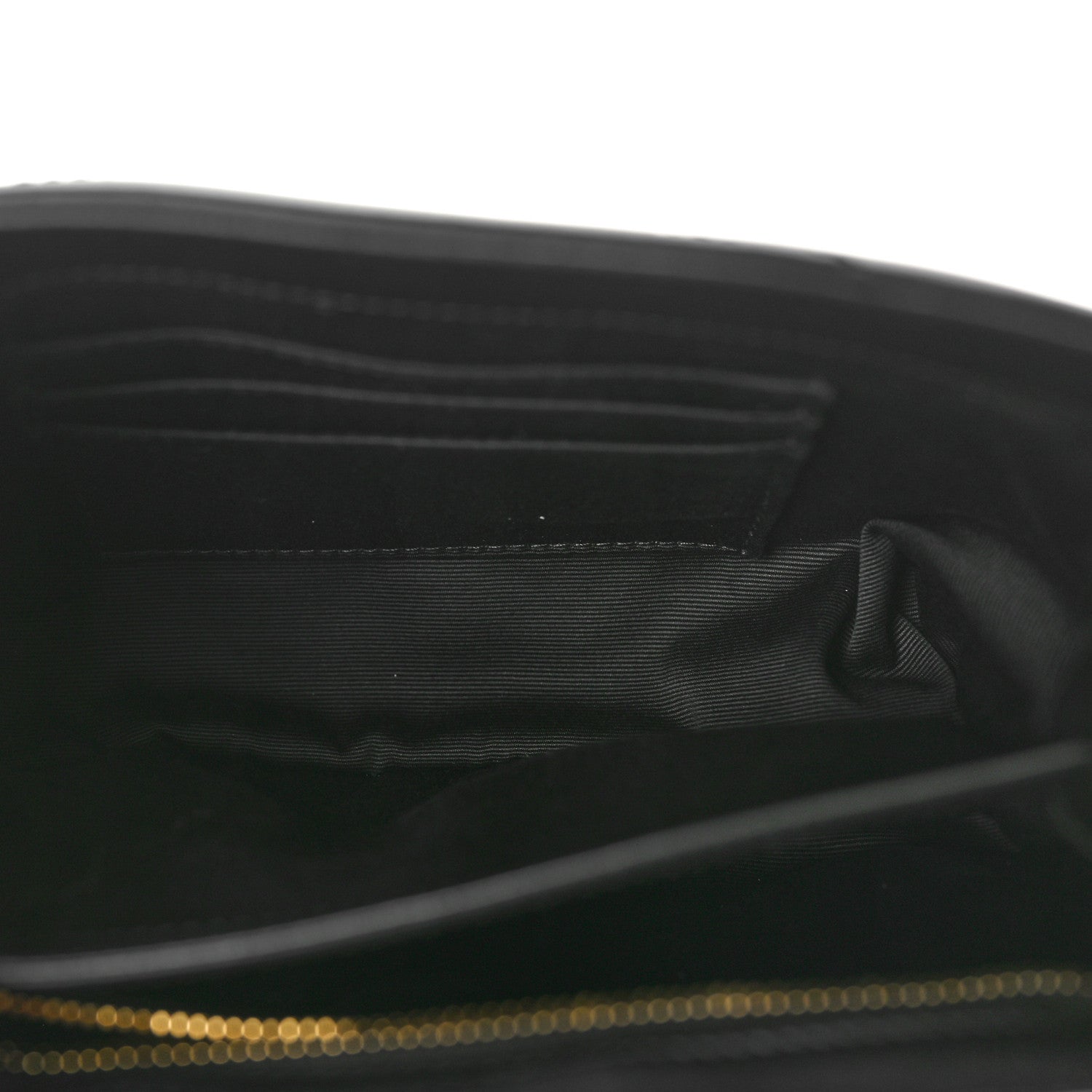 Saint Laurent Calfskin Y Quilted Monogram Toy Loulou Crossbody Bag Black 5 of 11