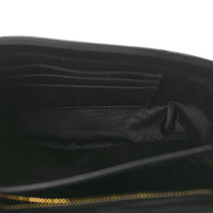 Saint Laurent Calfskin Y Quilted Monogram Toy Loulou Crossbody Bag Black 5 of 11