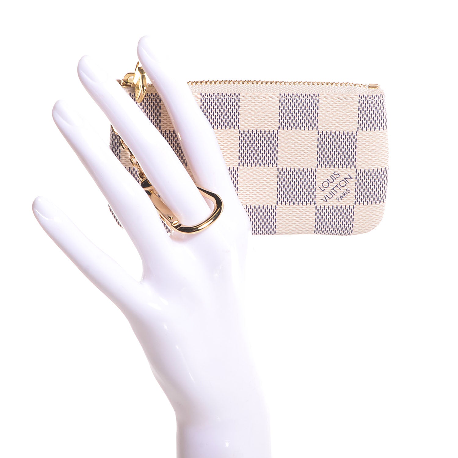 Louis Vuitton Damier Azur Key Pouch 2 of 8