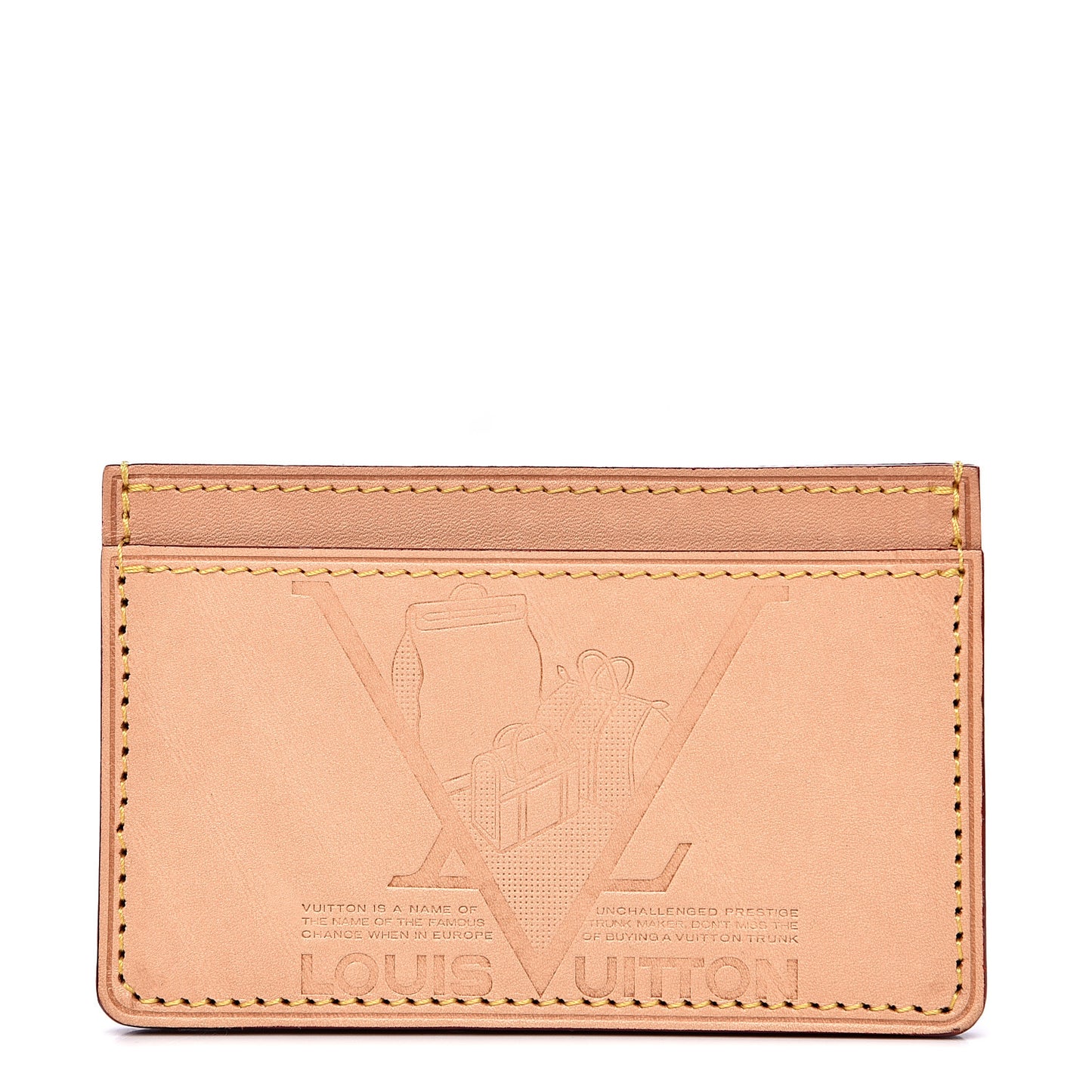 Vachetta Voyages Card Holder