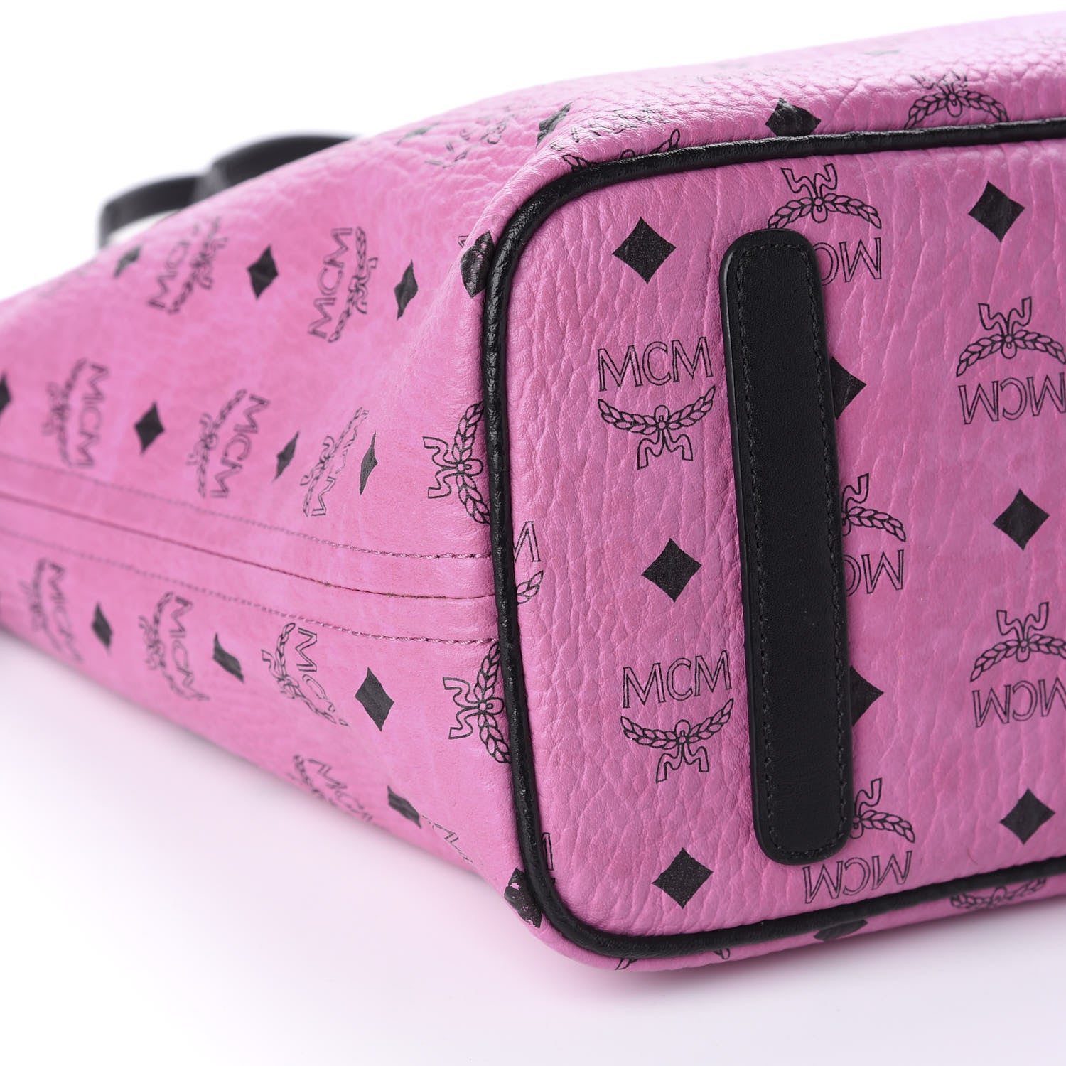 MCM Visetos Medium Liz Reversible Shopper Tote Pink 6 of 15