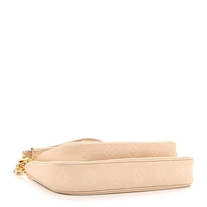 Louis Vuitton Empreinte Monogram Giant Multi Pochette Accessories Cream 4 of 11
