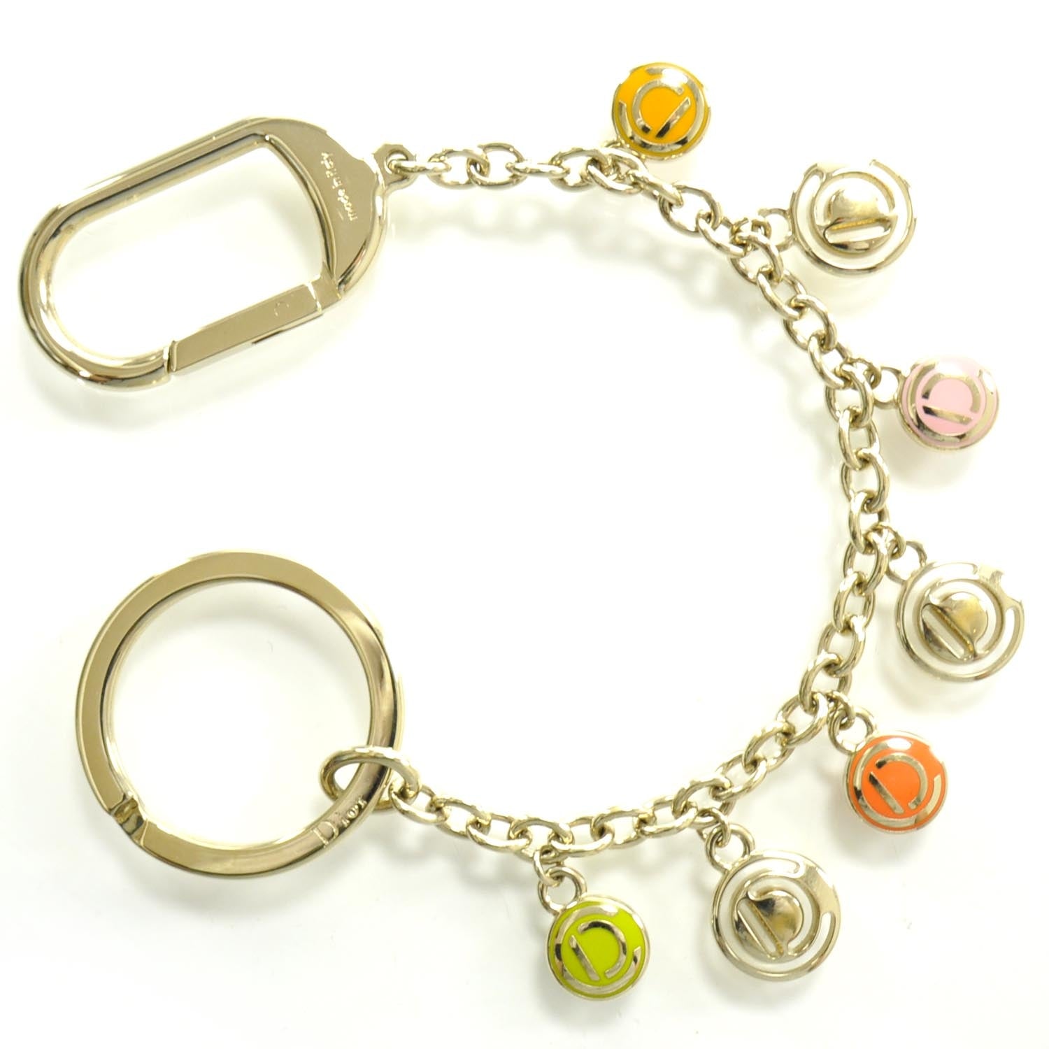Christian Dior Ornament Key Chain Bag Charm Multicolor 2 of 4