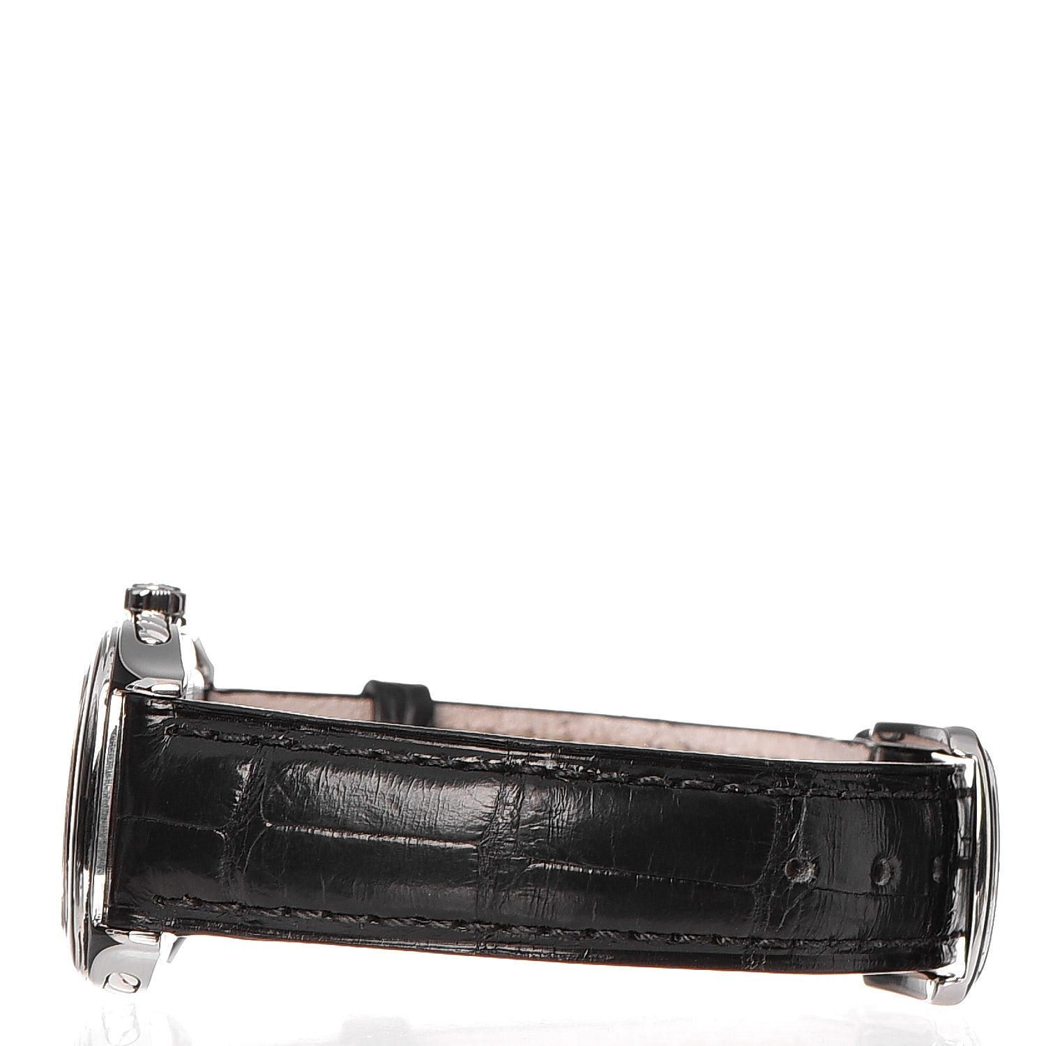 David Yurman Stainless Steel Alligator Diamond 25mm Thoroughbred Quartz Watch 4 of 8