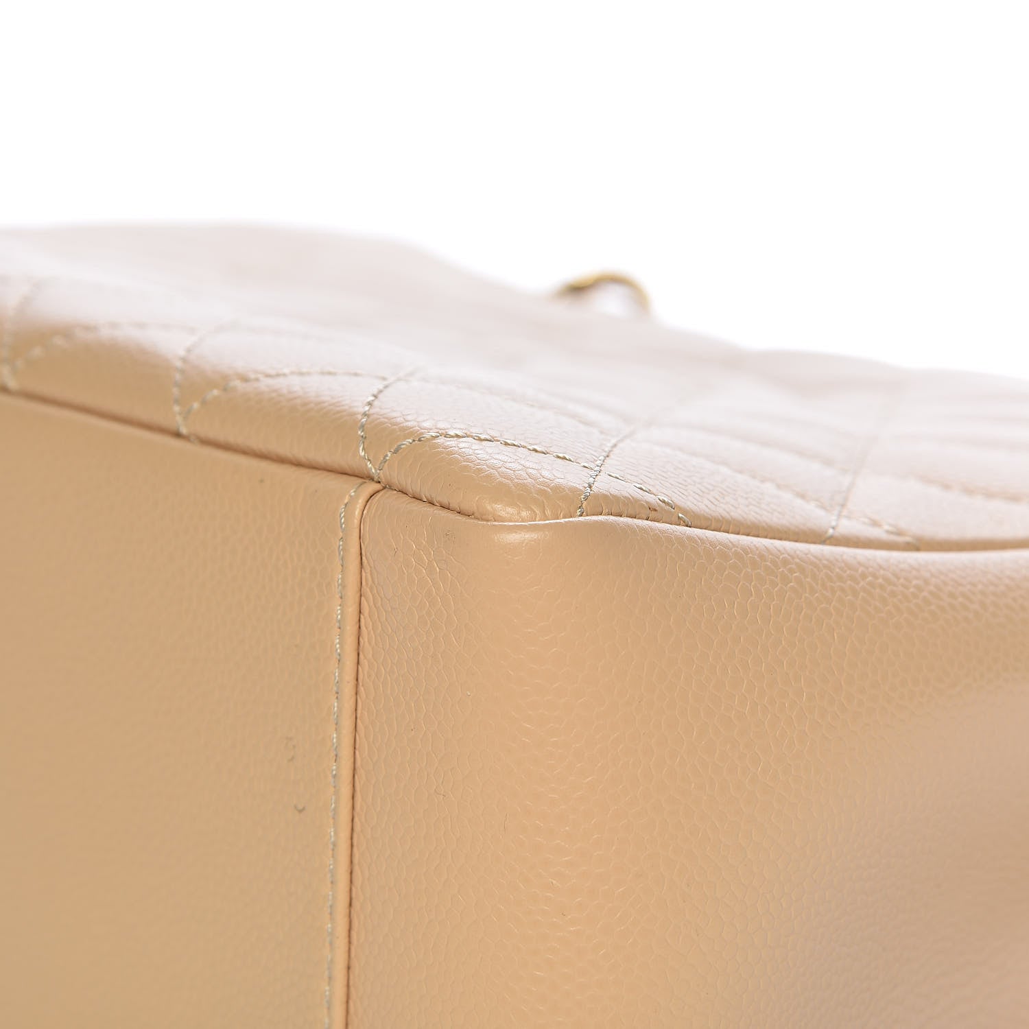 Chanel Caviar Quilted Grand Shopping Tote GST Beige Clair 10 of 13