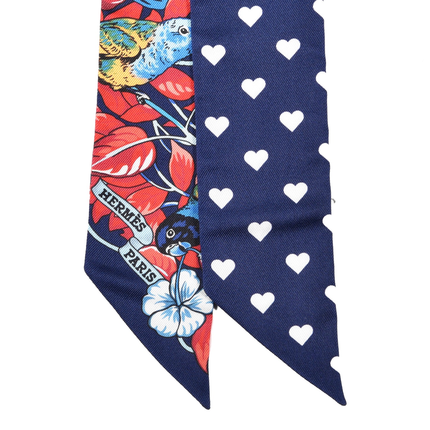 Silk Jungle Love Twilly Marine Rouge Brun