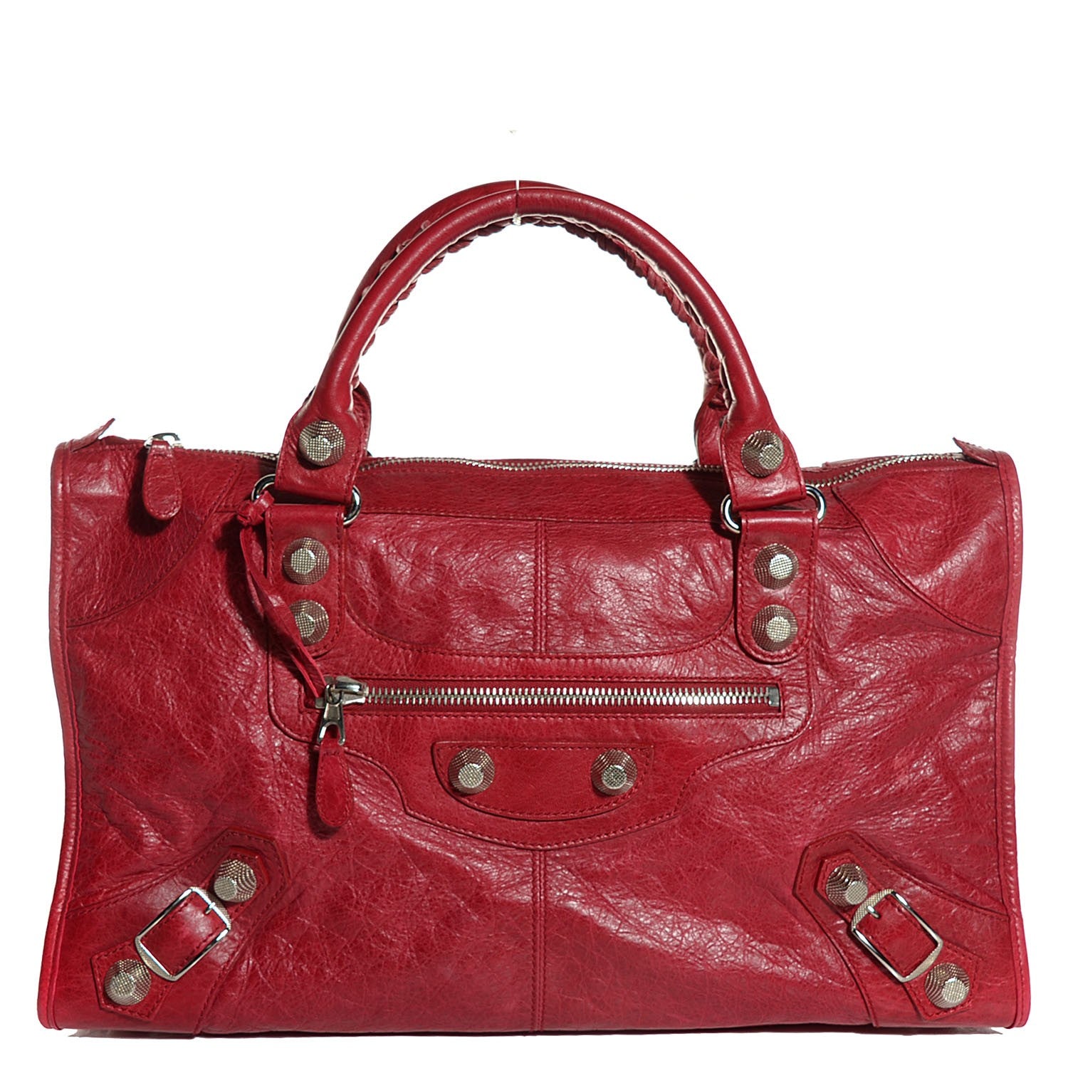 Balenciaga Agneau Giant 21 Silver Hardware Work Rubisse 1 of 10