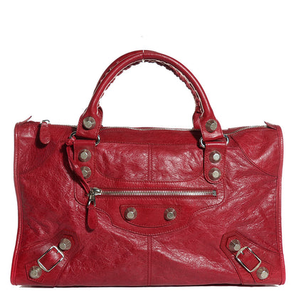 Balenciaga Agneau Giant 21 Silver Hardware Work Rubisse 1 of 10