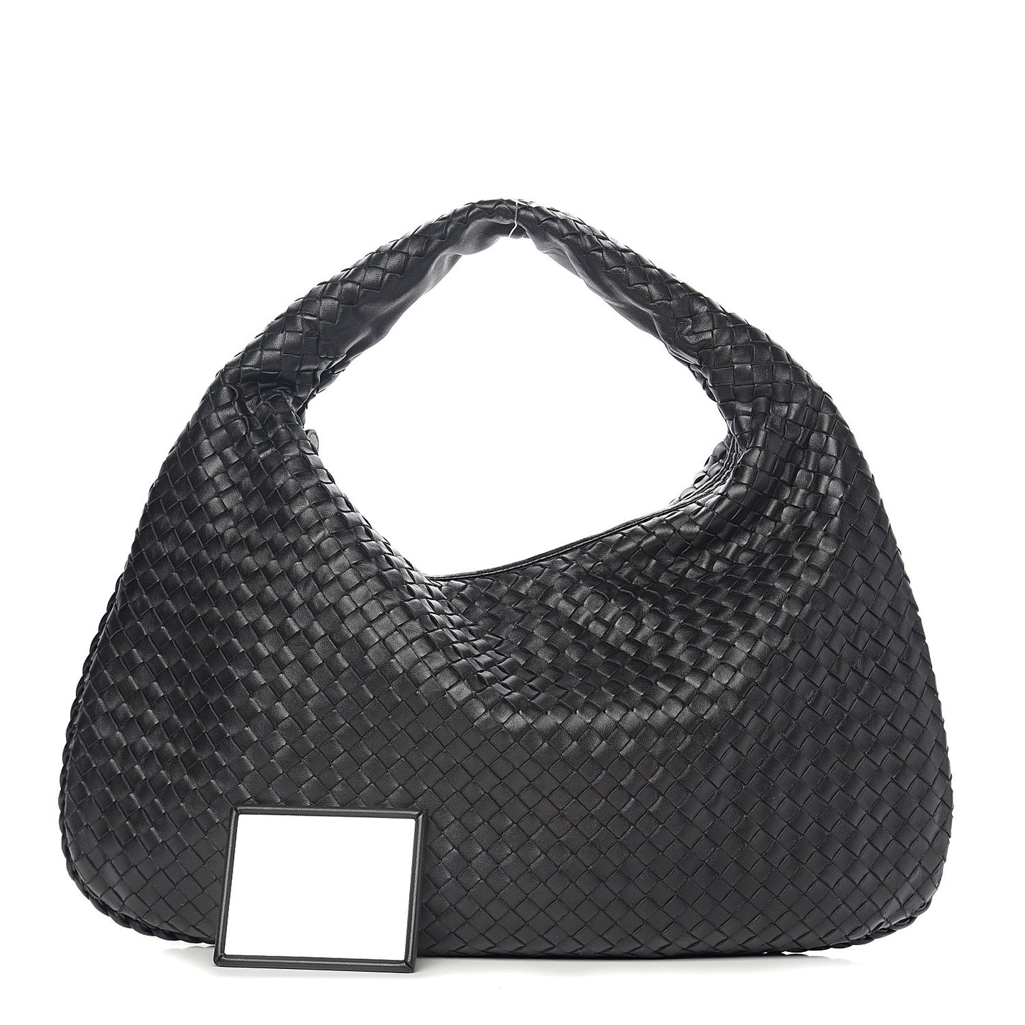 Nappa Intrecciato Large Veneta Hobo Black