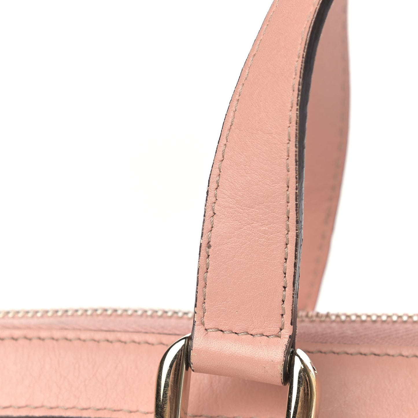 Crystal Monogram Medium Abbey Tote Blush