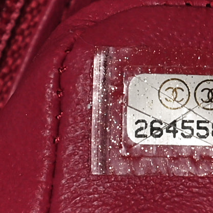 Chanel Caviar Quilted Mini Rectangular Flap Red 7 of 9