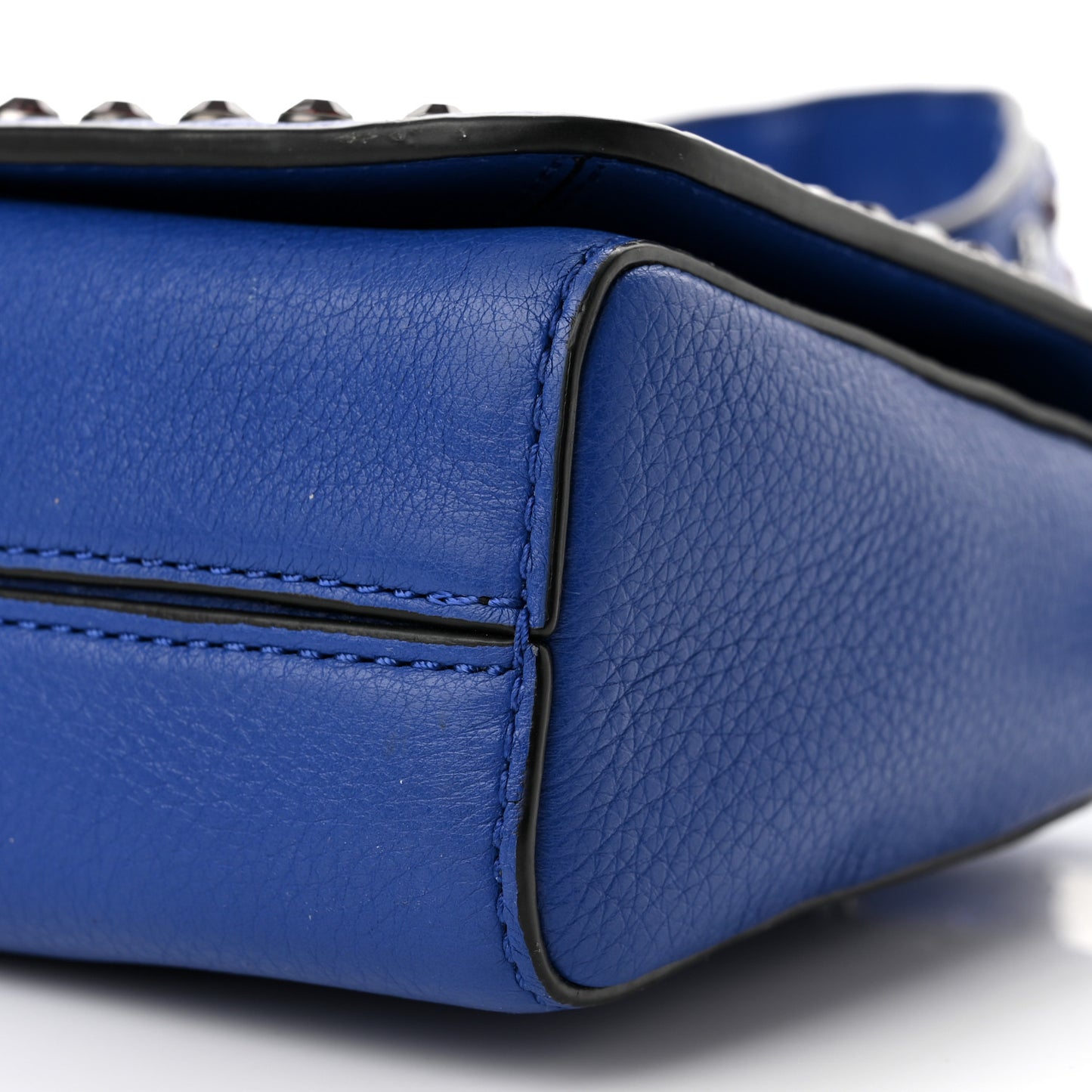 Calfskin Crystal Pretty Young Thing Crossbody Cobalt Blue