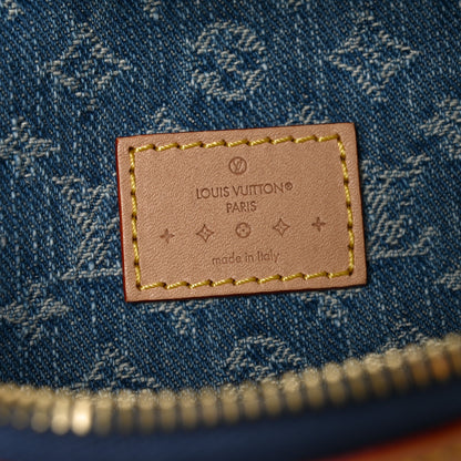 Louis Vuitton Monogram Denim High Rise Bumbag Blue 5 of 8