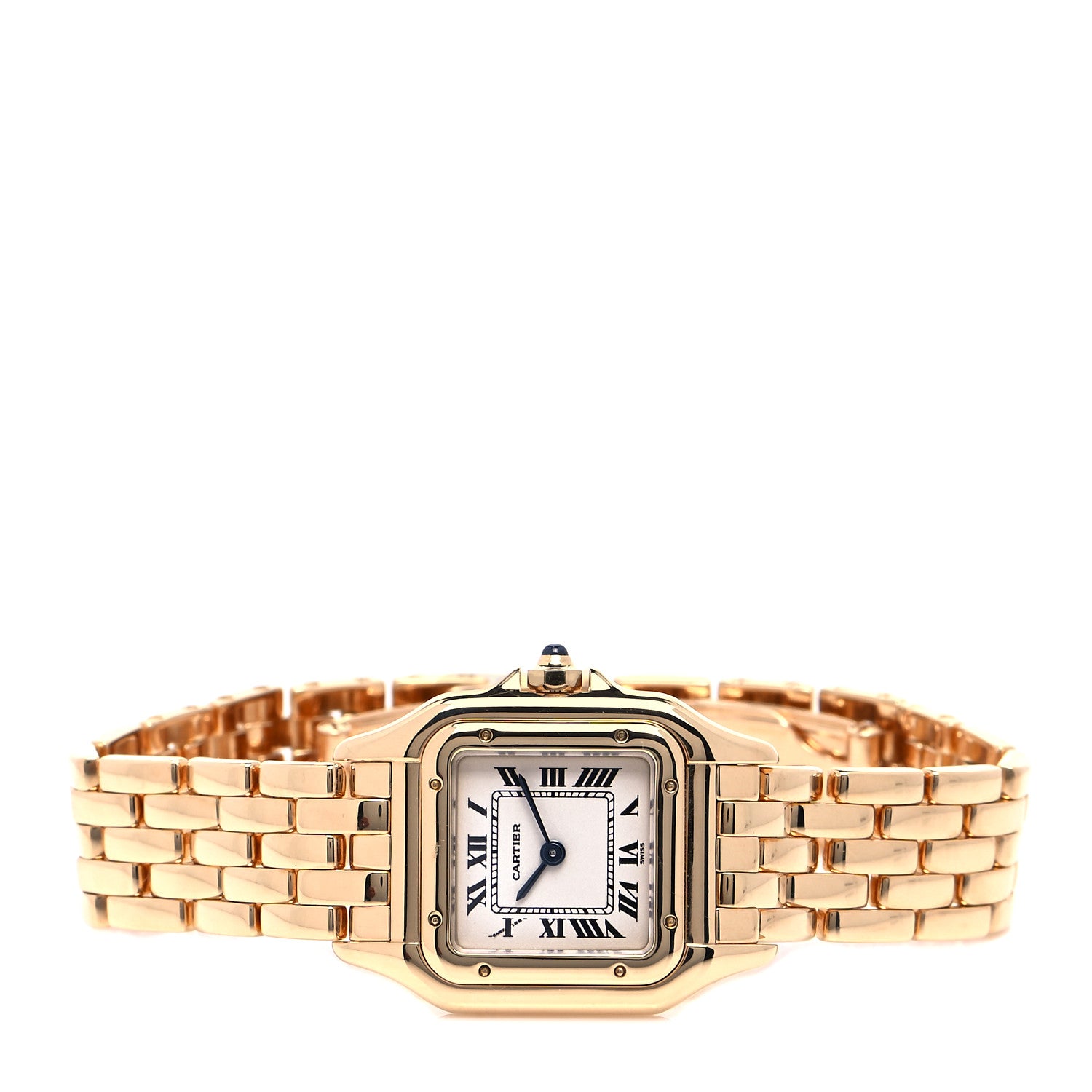 Cartier 18K Yellow Gold 22mm Panthere Quartz Watch 2 of 5