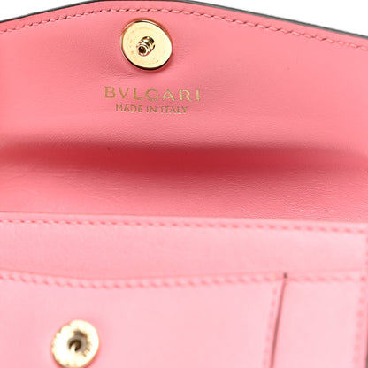 Bulgari Calfskin Serpenti Forever Purse Card Holder Pink 9 of 9