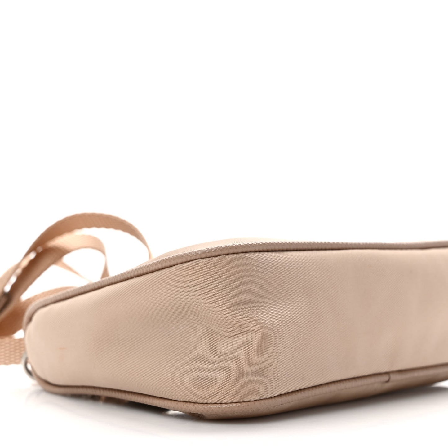 Tessuto Nylon Saffiano Mini Re-Edition 2000 Shoulder Bag Cammeo