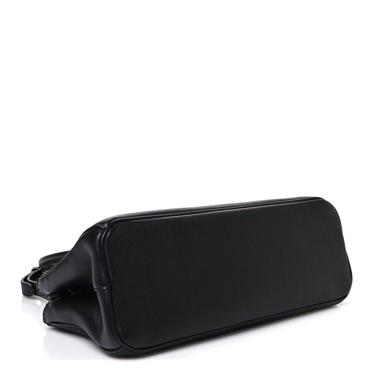 Prada Soft Grain Medium East West Galleria Double Zip Bag Black 4 of 9