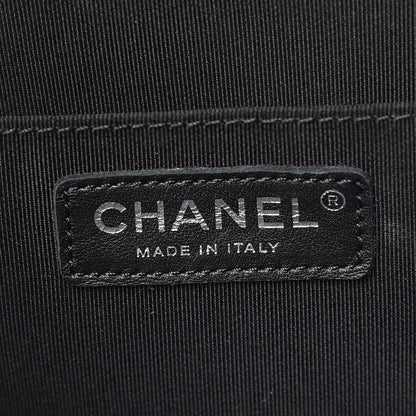 Chanel Calfskin Chevron Quilted Large Urban Spirit Backpack Black 6 of 8