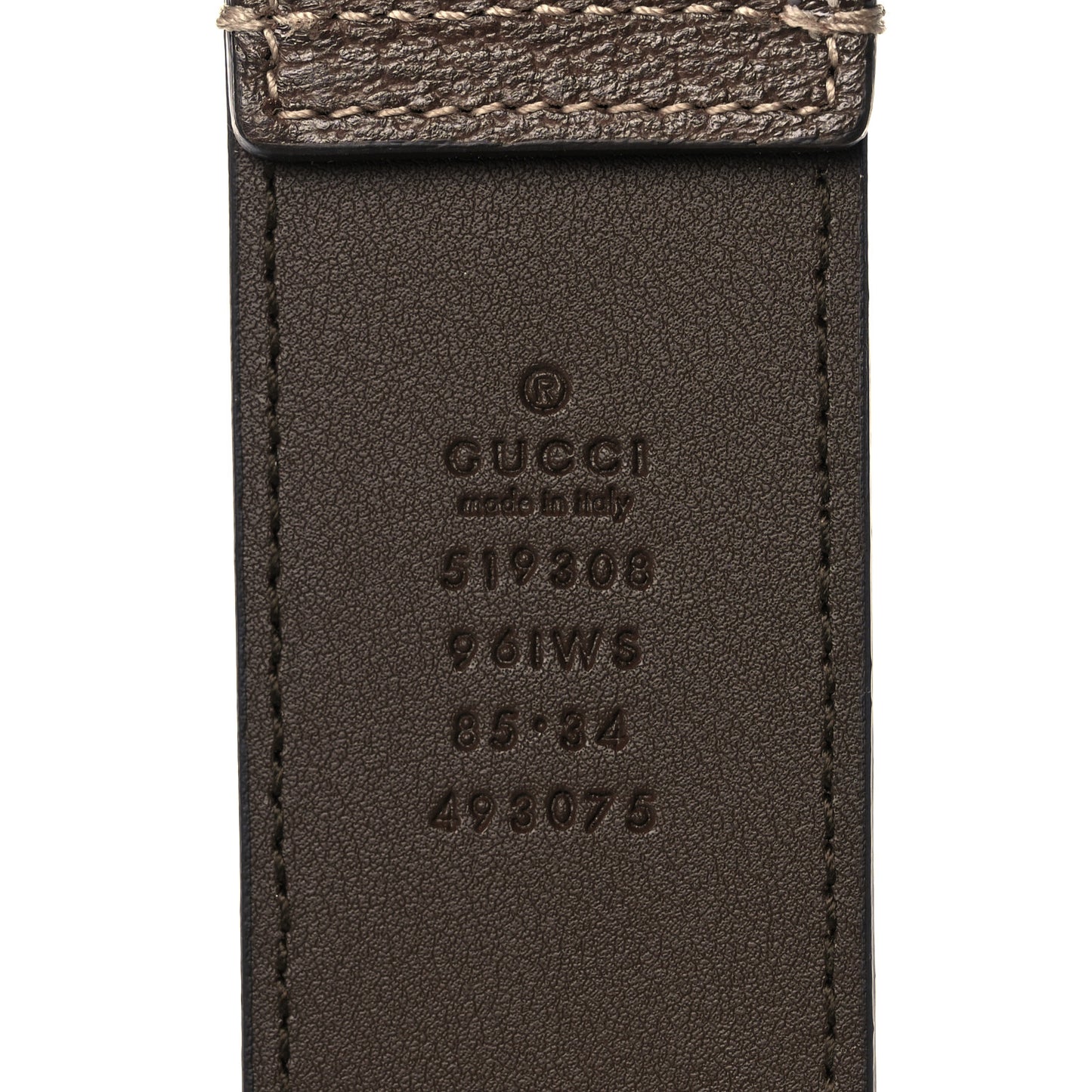 GG Supreme Monogram Ophidia Belted iPhone Case 85 34 Dark Brown