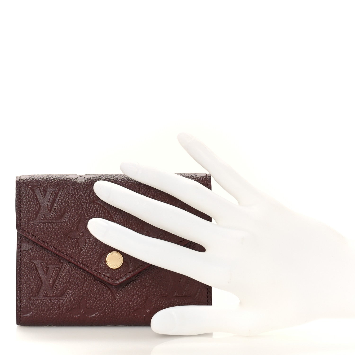Louis Vuitton Empreinte Victorine Wallet Wine 2 of 9
