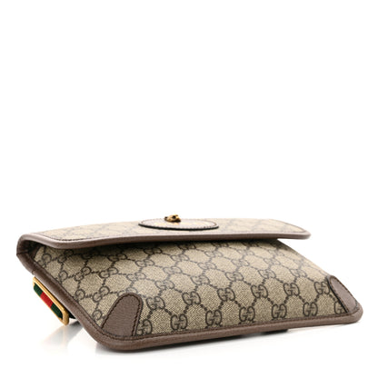 Gucci GG Supreme Monogram Neo Vintage Web Belt Bag Brown 4 of 11