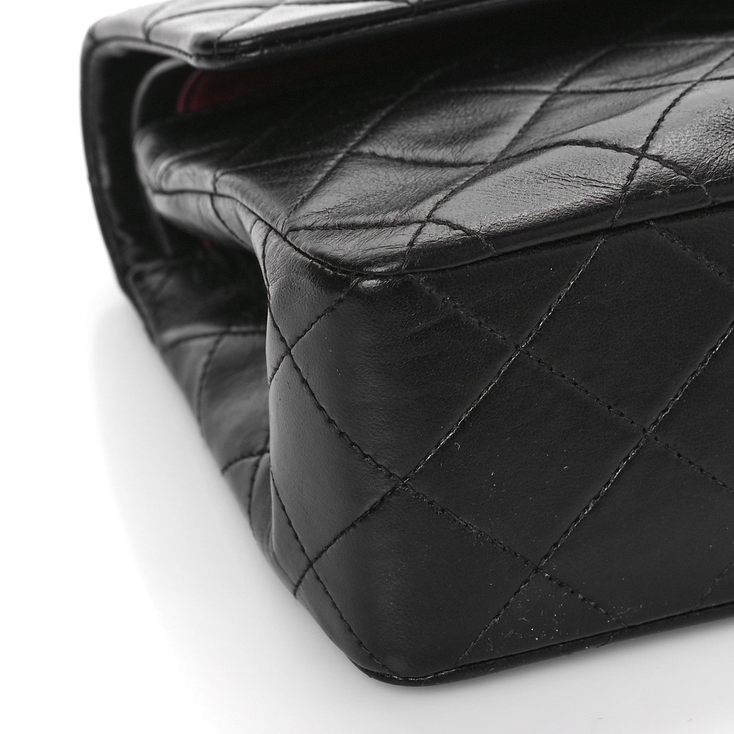 Chanel Lambskin Quilted Small Double Flap Black 8 of 9