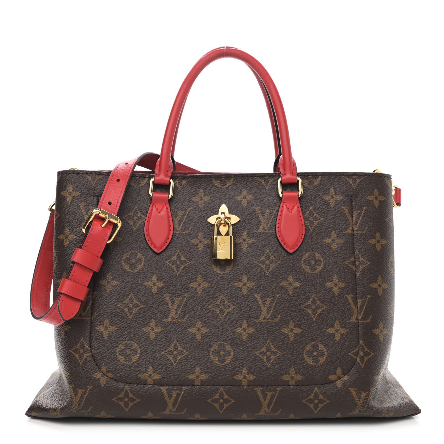 Louis Vuitton Monogram Flower Tote Coquelicot 1 of 19