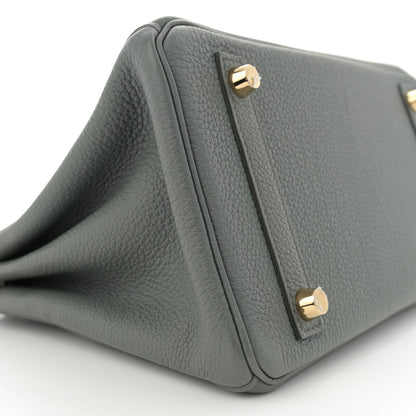 Hermes Togo Birkin 25 Vert Amande 9 of 11