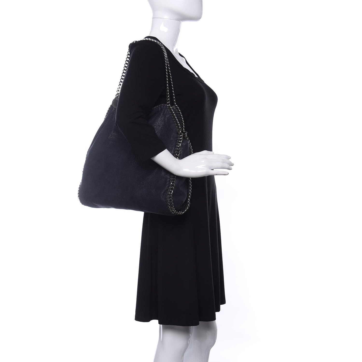 Stella McCartney Shaggy Deer Small Falabella Tote Berry 2 of 9