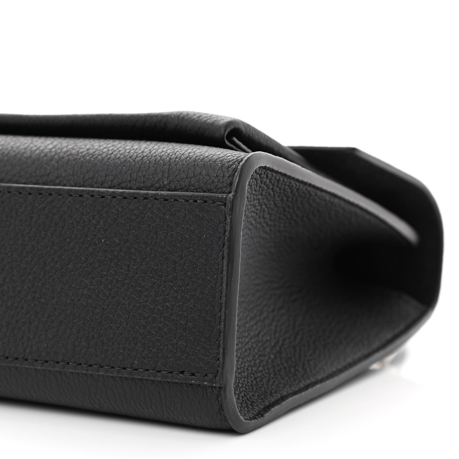 Louis Vuitton Soft Calfskin Mylockme Chain Bag BB Black 10 of 10