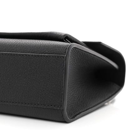 Louis Vuitton Soft Calfskin Mylockme Chain Bag BB Black 10 of 10