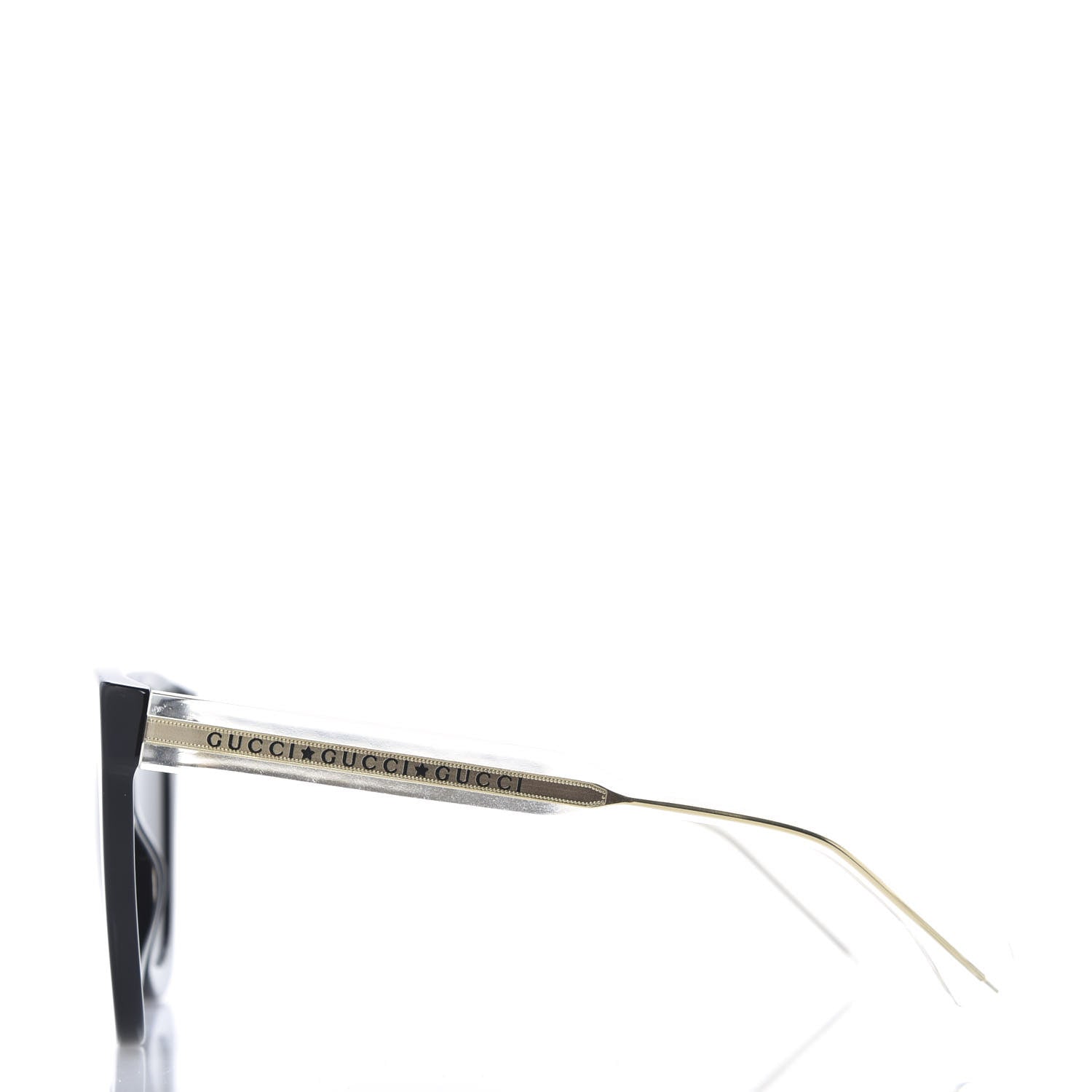 Gucci Acetate Crystal Sunglasses GG0564S Black Grey 2 of 7